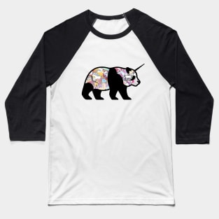 Unicorn Panda Unicorn Panda Birthday Cool Unique Graphic Baseball T-Shirt